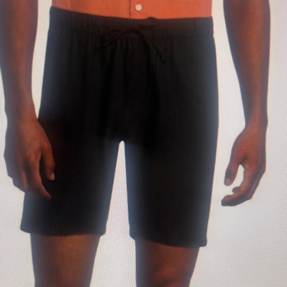 NWT Men’s Saks Fifth Avenue Linen Blend Drawstring Shorts.  Medium